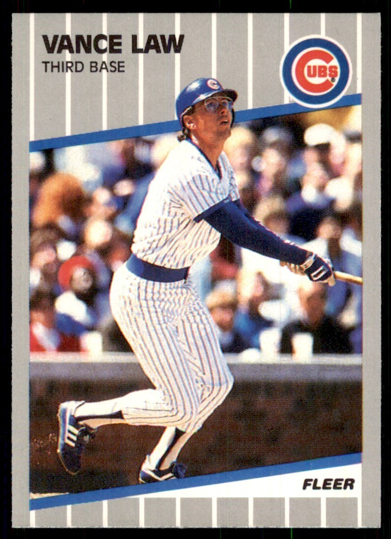 1989 Fleer Vance Law of Chicago Cubs #430