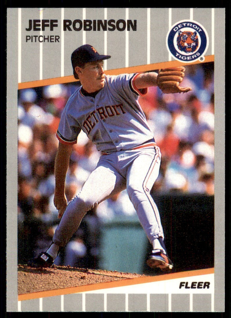 1989 Fleer Jeff Robinson Detroit Tigers #143