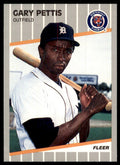 1989 Fleer Gary Pettis 2b Detroit Tigers #141