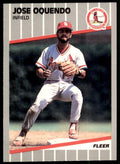 1989 Fleer Jose Oquendo / St. Louis Cardinals #459