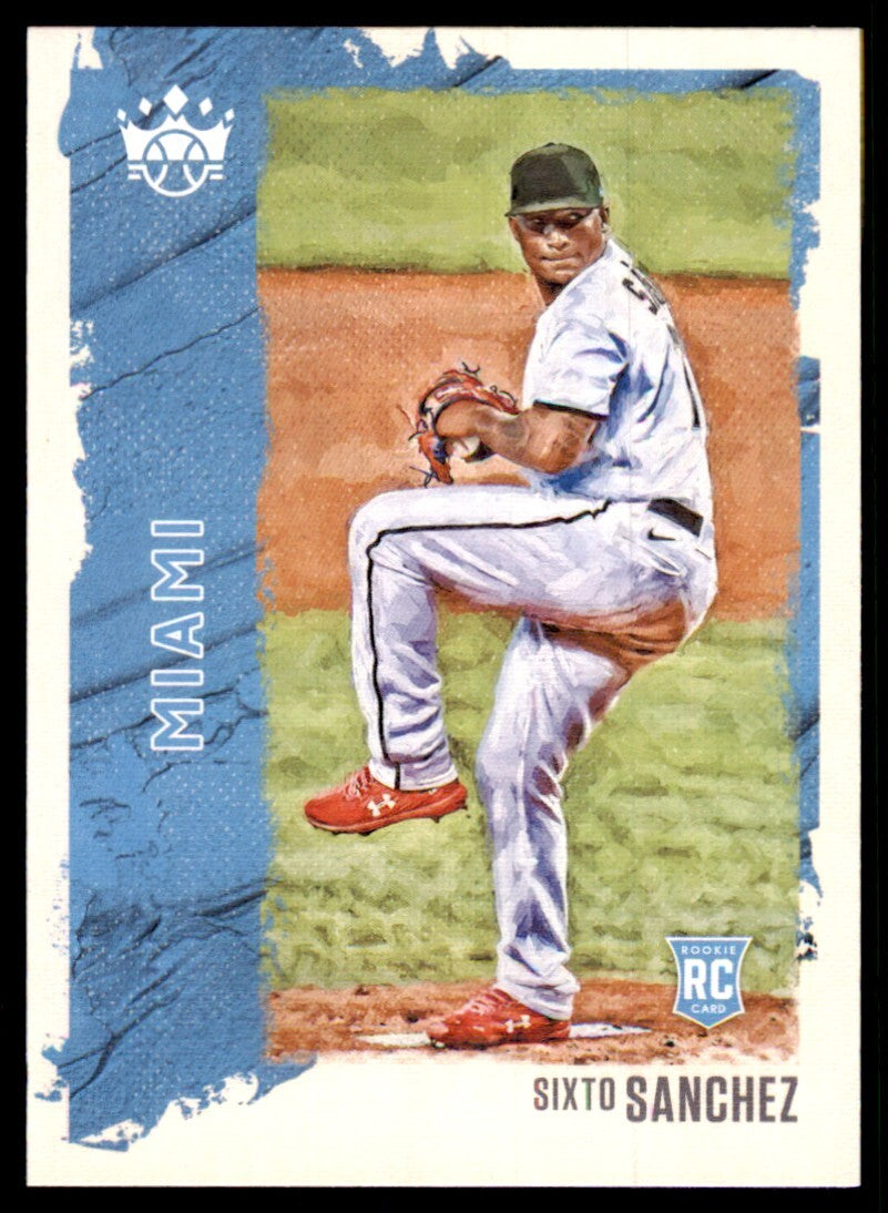 2021 Panini Diamond Kings Sixto Sanchez Rookie Miami Marlins #51