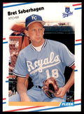1988 Fleer Bret Saberhagen Kansas City Royals #268