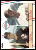 1988 Fleer Jeff King/Randall Byers Rookie Pittsburgh Pirates/San Diego Padres
