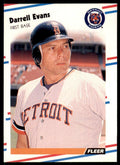 1988 Fleer Darrell Evans Detroit Tigers #54