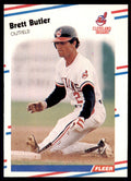 1988 Fleer Brett Butler Cleveland Indians #603