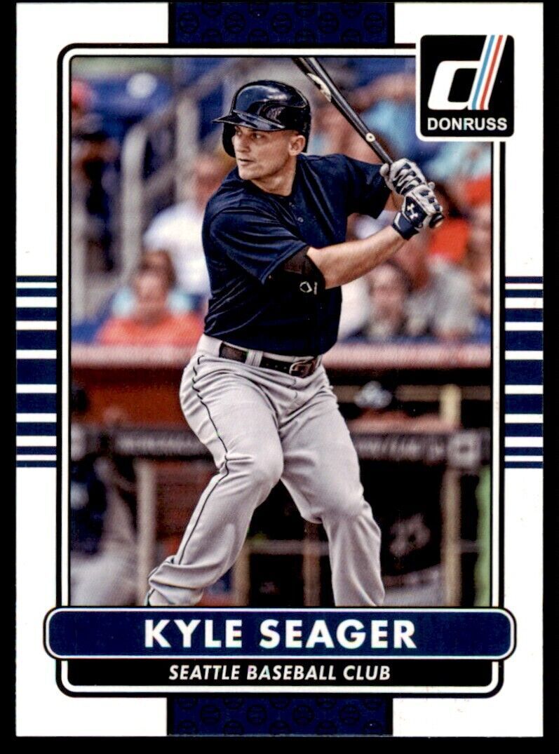 2015 Donruss Kyle Seager Baseball Card Seattle Mariners #154