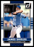 2015 Donruss James Shields Baseball Card Kansas City Royals #96