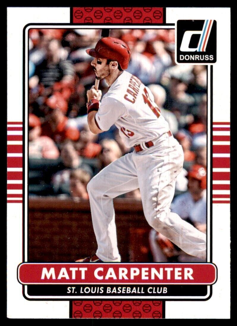 2015 Donruss Matt Carpenter Baseball Card St. Louis Cardinals #162