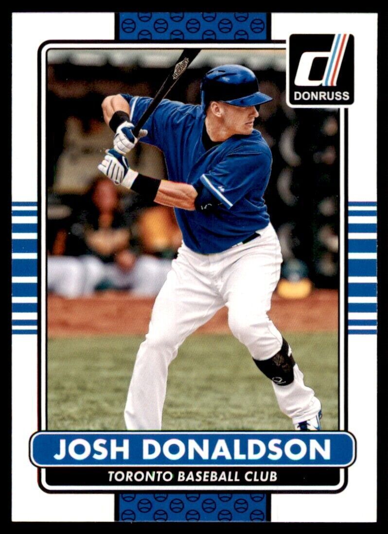 2015 Donruss Josh Donaldson Baseball Card Toronto Blue Jays #131