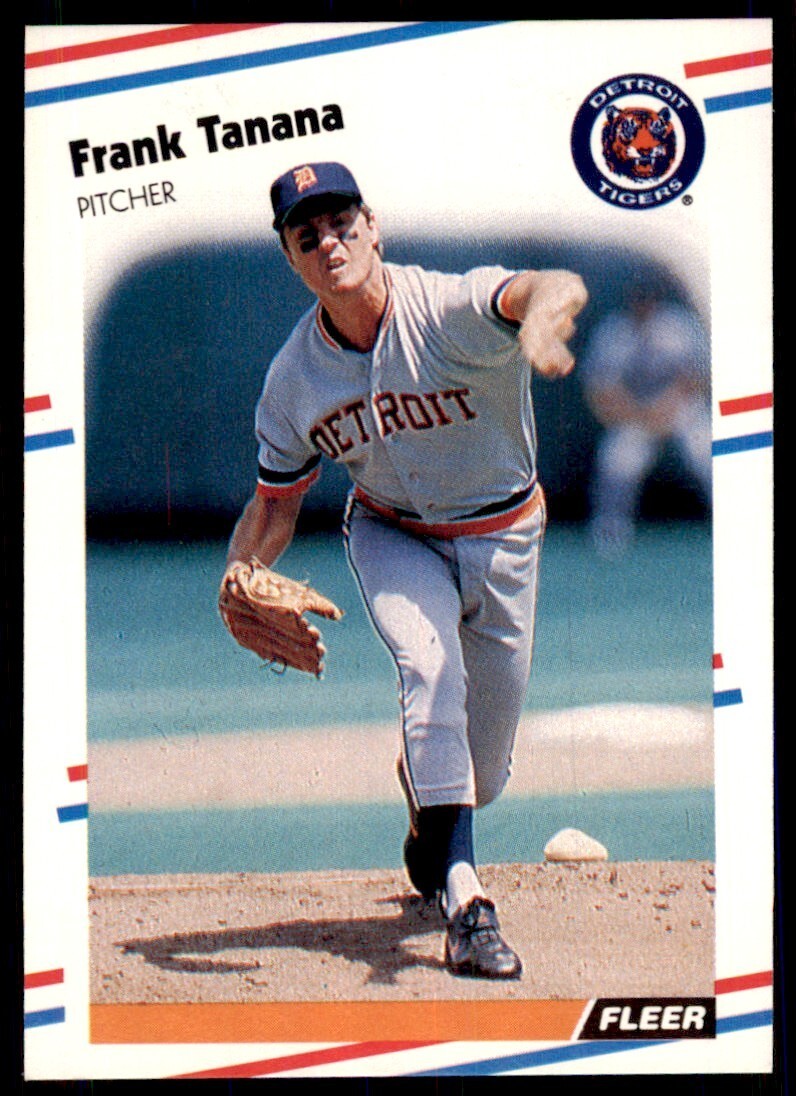 1988 Fleer Frank Tanana Detroit Tigers #71