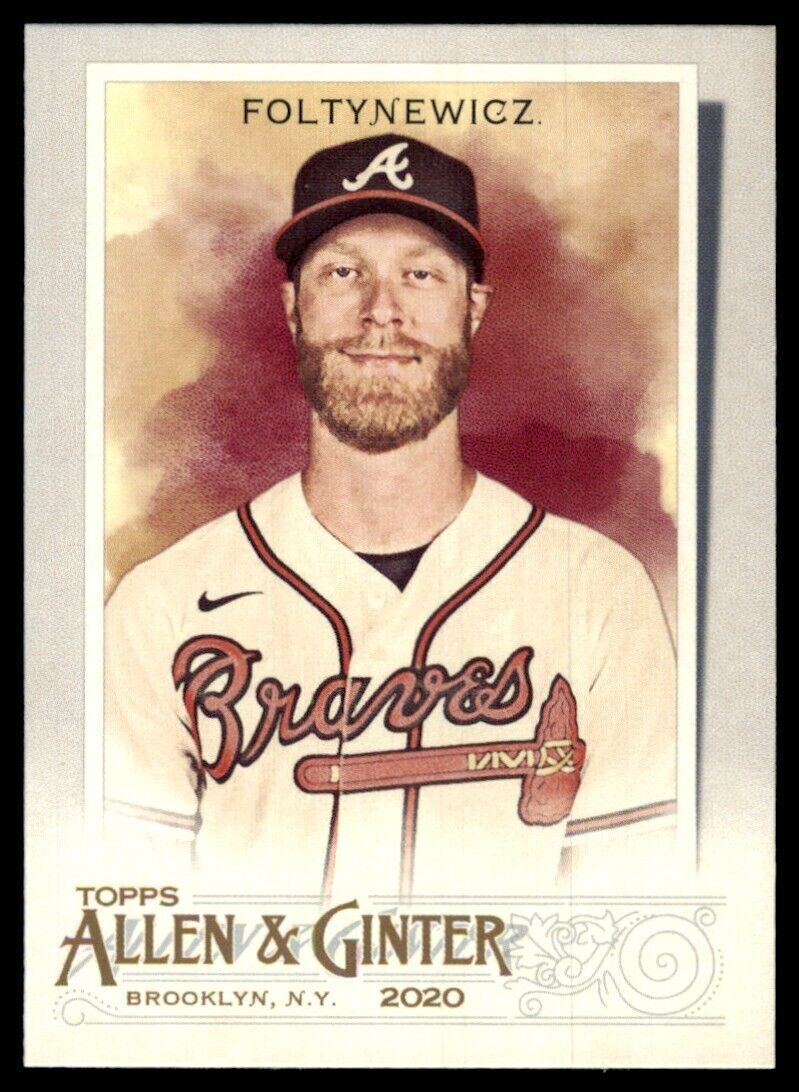 2020 Topps Allen & Ginter Mike Foltynewicz Baseball Card Atlanta Braves #221