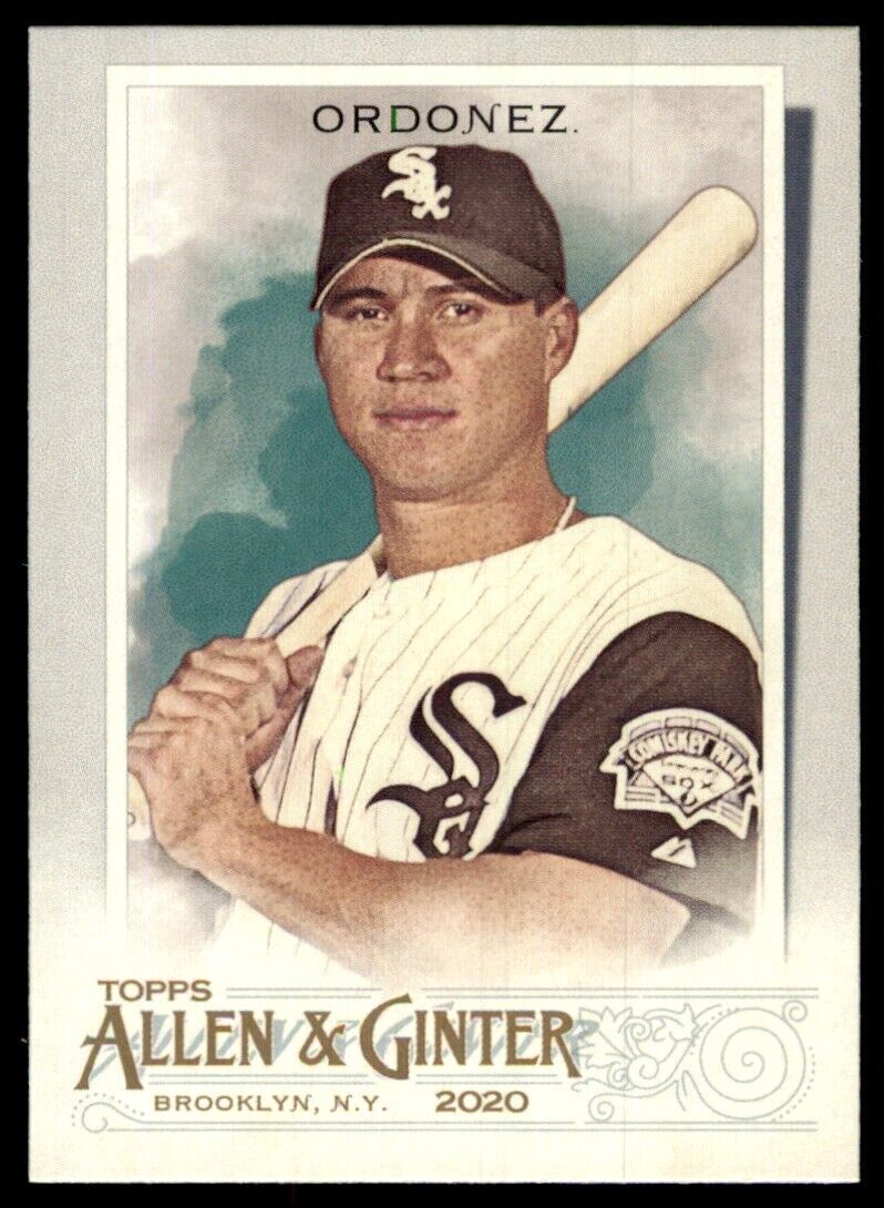 2020 Topps Allen & Ginter Magglio Ordonez Baseball Card Chicago White Sox #340