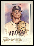 2020 Topps Allen & Ginter Chris Paddack Baseball Card San Diego Padres #212
