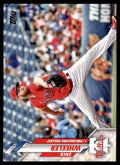 2020 Topps Zack Wheeler Baseball Card Philadelphia Phillies #U-45