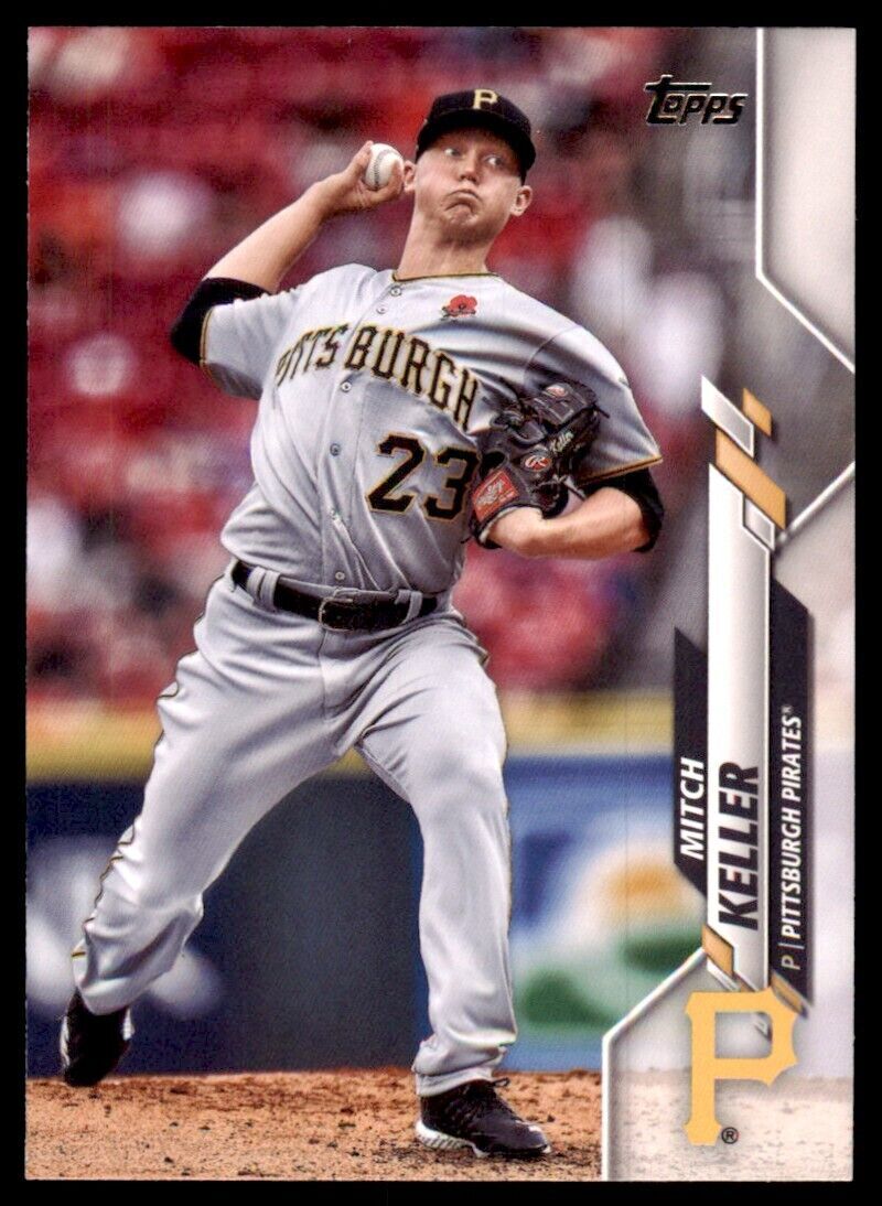 2020 Topps Mitch Keller Baseball Card Pittsburgh Pirates #435
