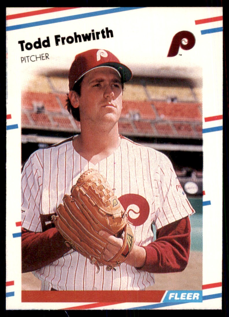 1988 Fleer Todd Frohwirth Philadelphia Phillies #301