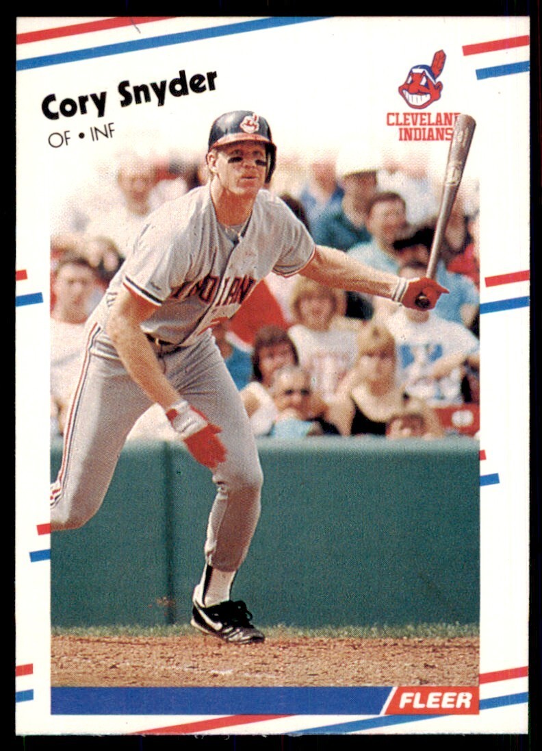 1988 Fleer Cory Snyder Cleveland Indians #615