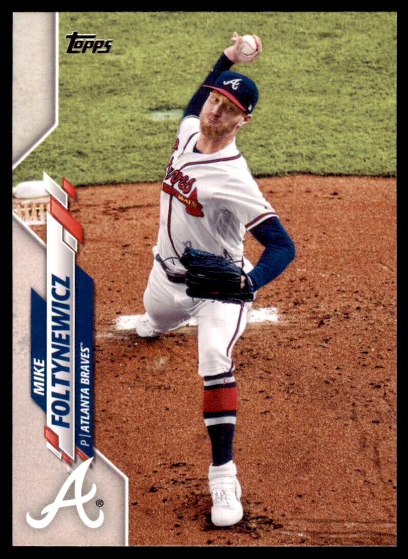2020 Topps Mike Foltynewicz Baseball Card Atlanta Braves #425