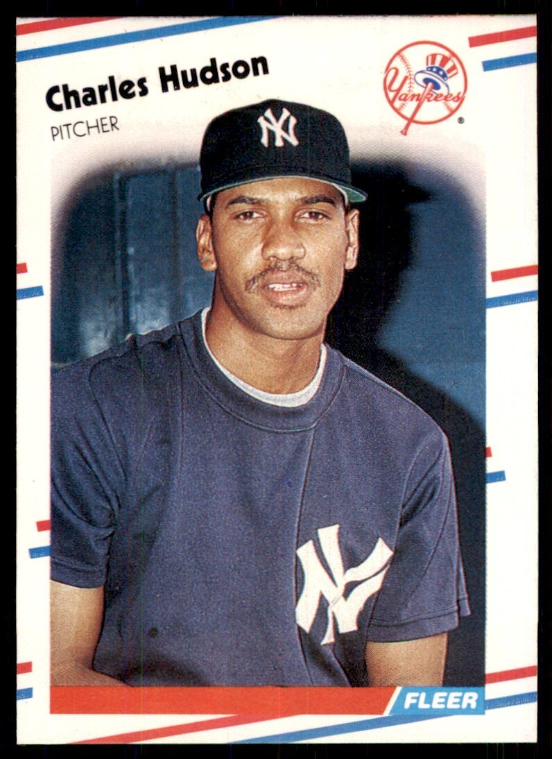 1988 Fleer Charles Hudson New York Yankees #210