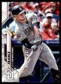 2020 Topps Baseball Card Ty France San Diego Padres #U-242
