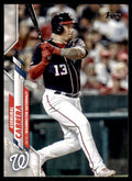 2020 Topps Baseball Card Asdrubal Cabrera Washington Nationals #U-202