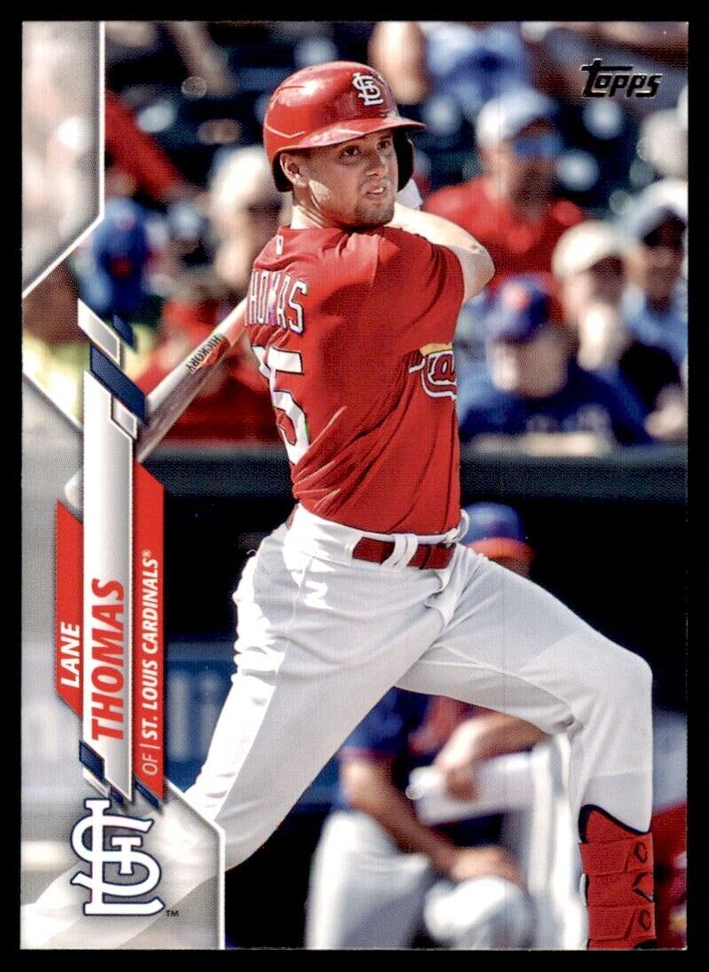 2020 Topps Lane Thomas Baseball Card St. Louis Cardinals #U-56