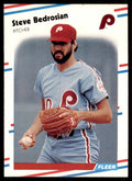 1988 Fleer Steve Bedrosian p Philadelphia Phillies #298