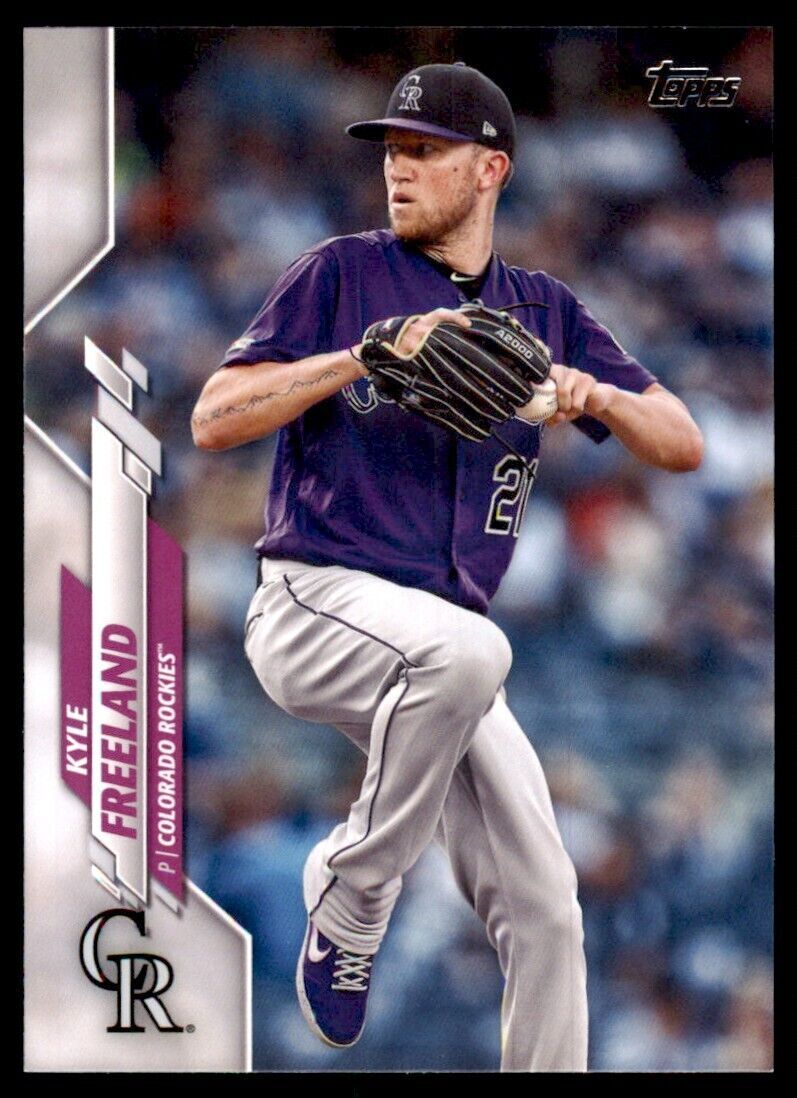 2020 Topps Kyle Freeland Baseball Card Colorado Rockies #666