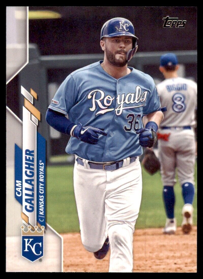 2020 Topps Cam Gallagher Baseball Card Kansas City Royals #616
