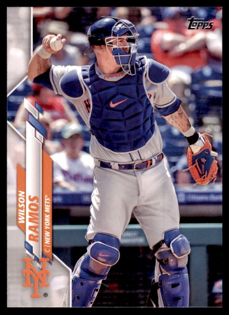 2020 Topps Wilson Ramos Baseball Card New York Mets #643