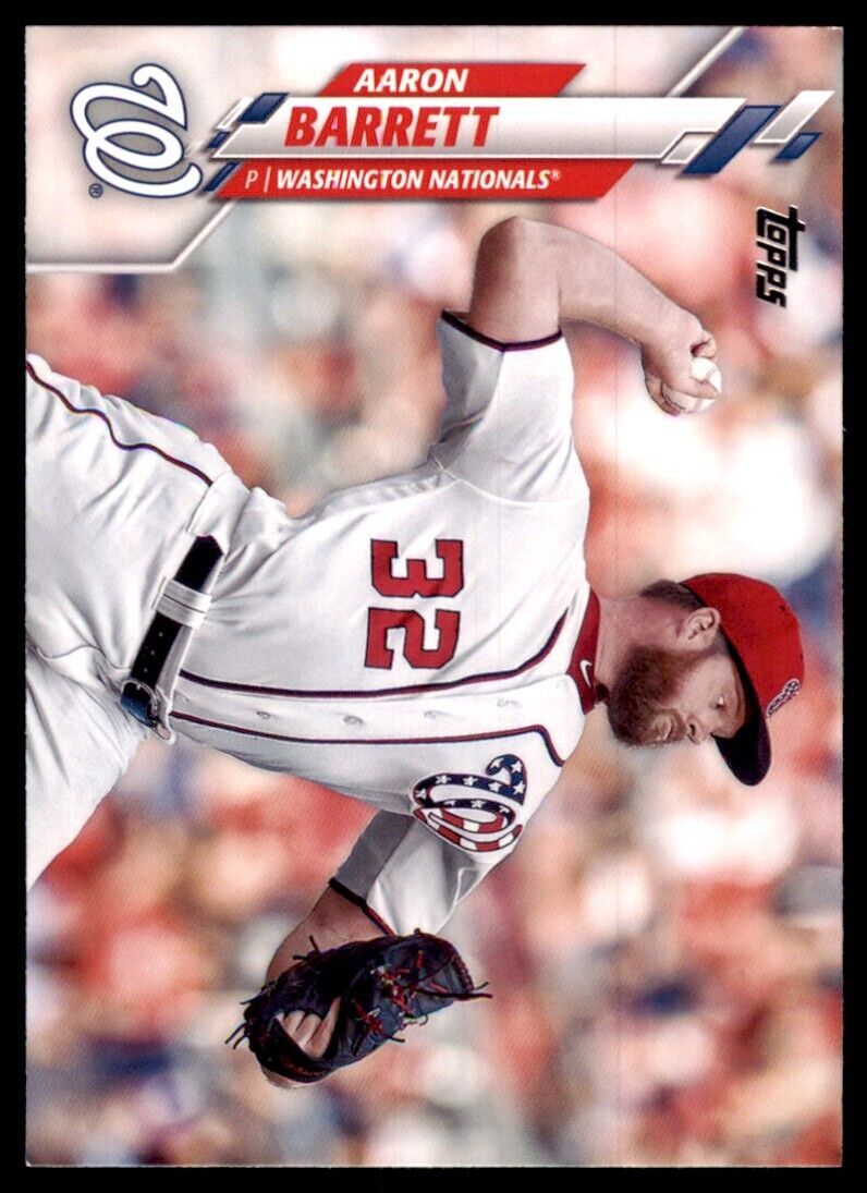 2020 Topps Baseball Card Aaron Barrett #670
