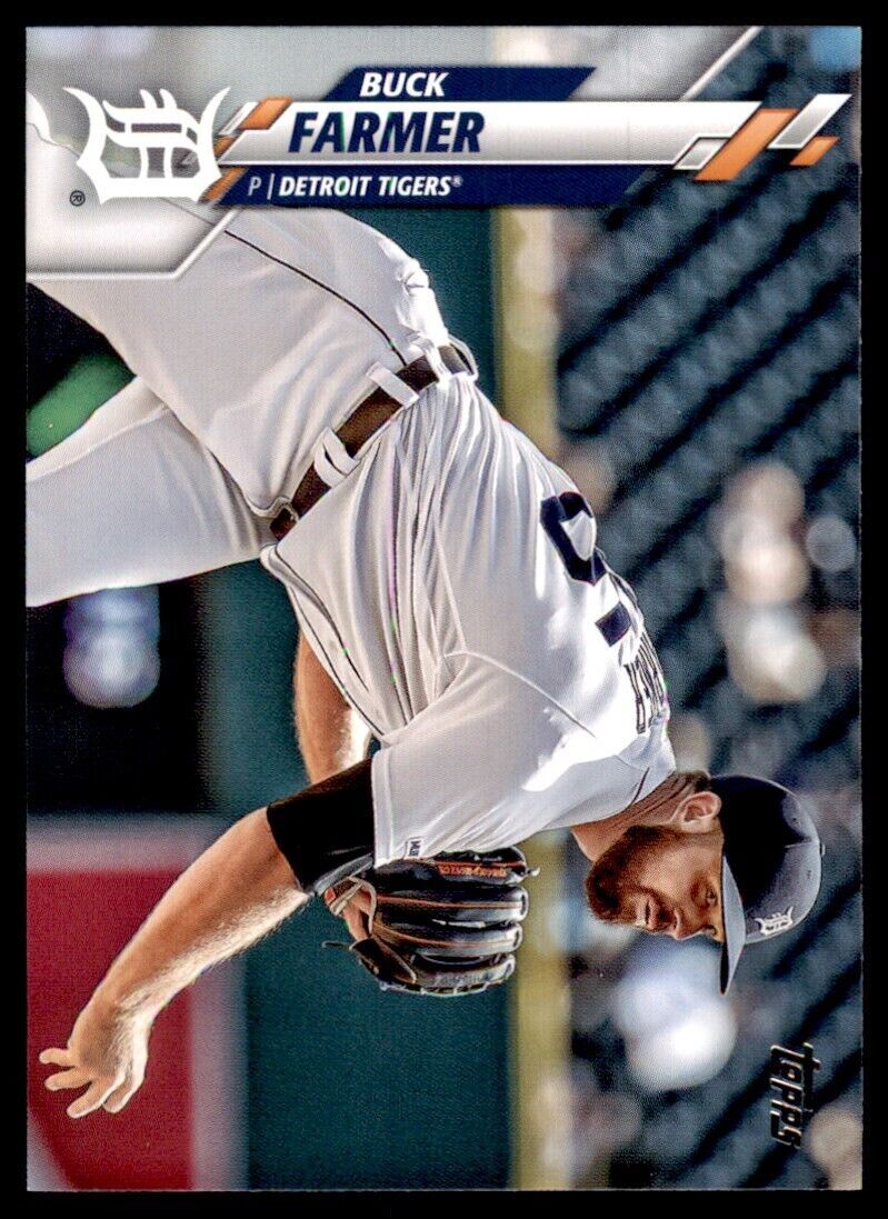 2020 Topps Baseball Card Buck Farmer A Detroit Tigers #U-24