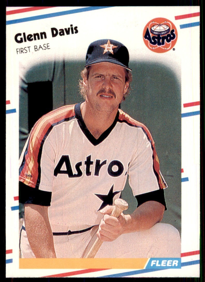 1988 Fleer Glenn Davis . Houston Astros #445