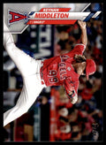 2020 Topps Baseball Card Keynan Middleton A Los Angeles Angels #U-168