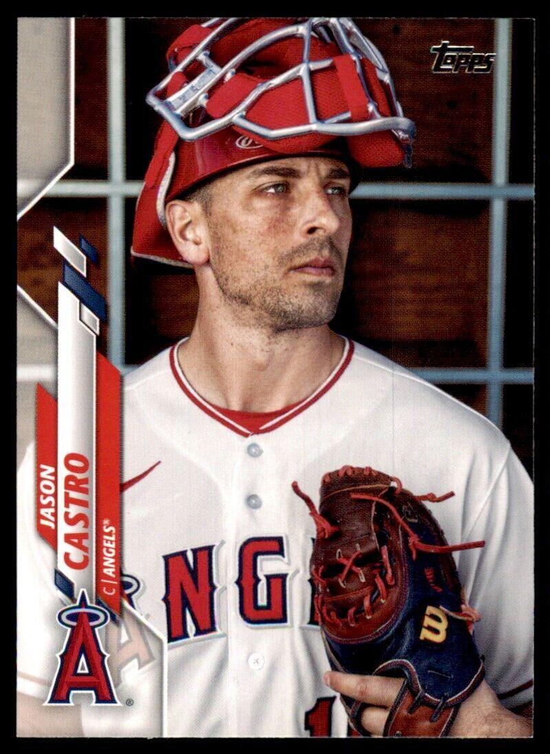 2020 Topps Baseball Card Jason Castro A Los Angeles Angels #U-232