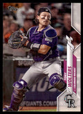 2020 Topps Baseball Card Tony Wolters Colorado Rockies #387