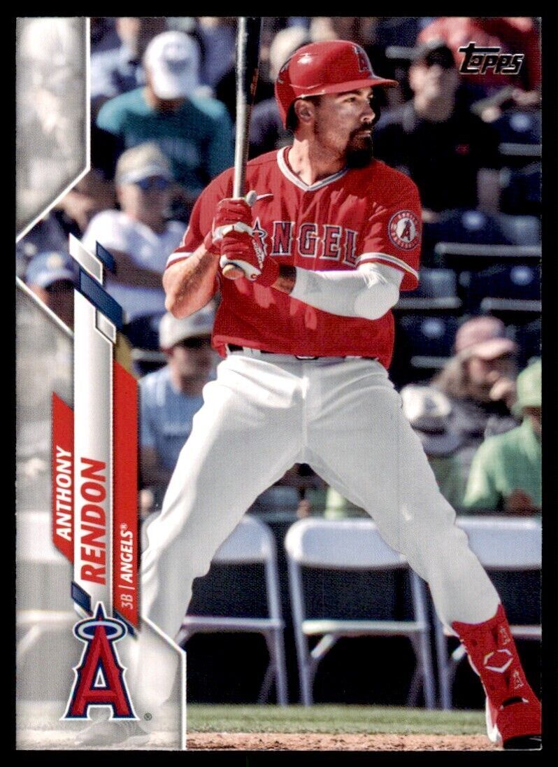 2020 Topps Baseball Card Anthony Rendon Los Angeles Angels #U-200