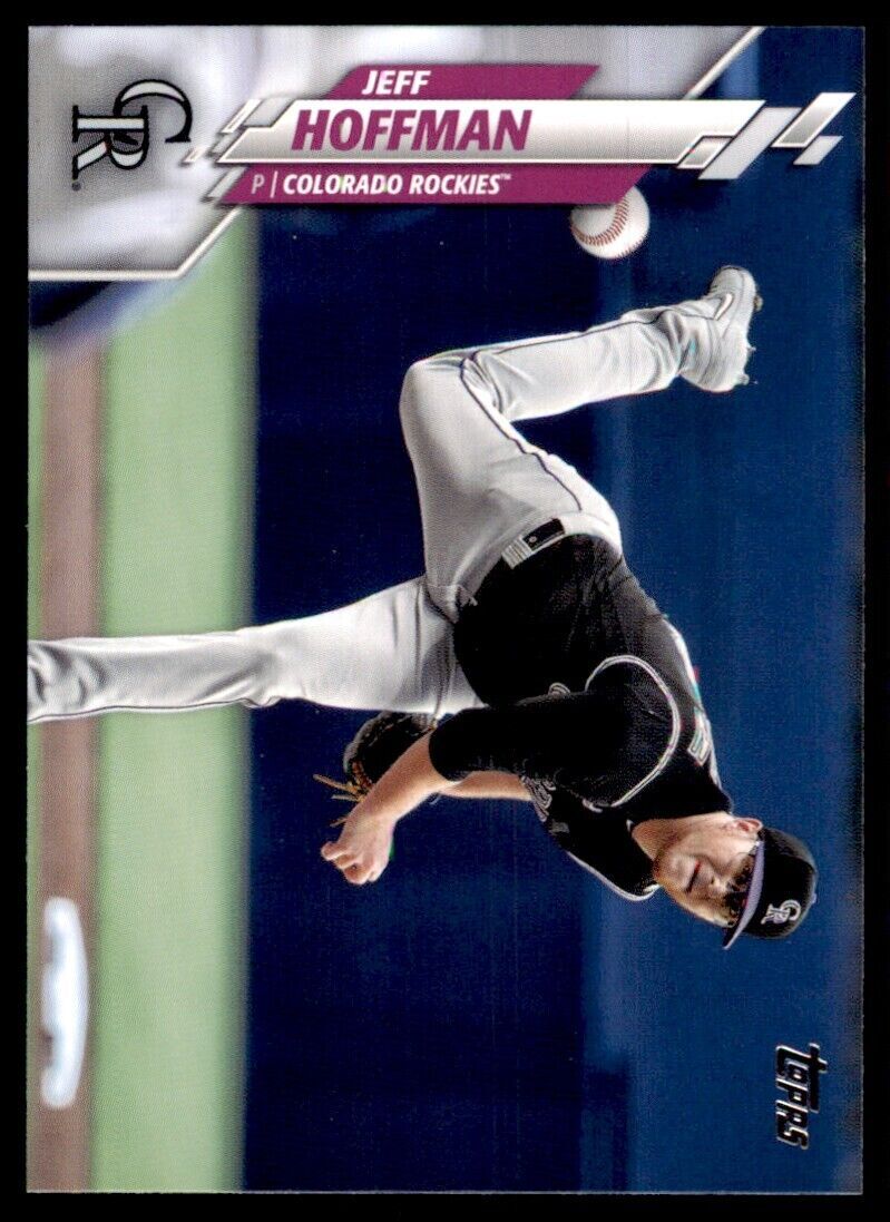 2020 Topps Baseball Card Jeff Hoffman B Colorado Rockies #U-179