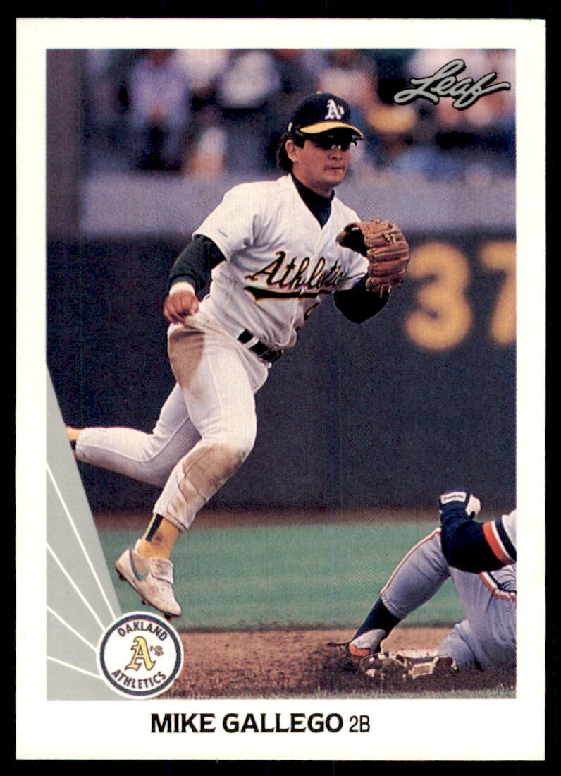1990 Leaf Mike Gallego Oakland Athletics #121