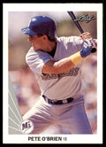 1990 Leaf Pete O'Brien Seattle Mariners #9