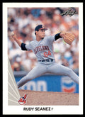 1990 Leaf Rudy Seanez Rookie Cleveland Indians #417