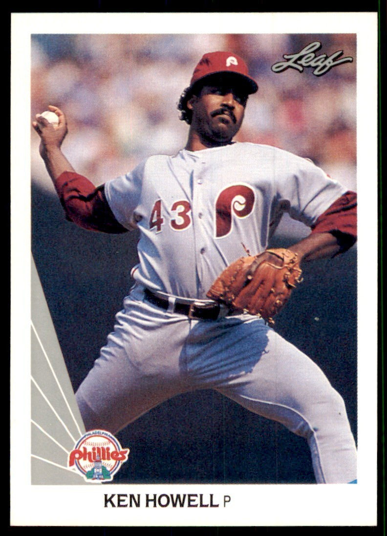 1990 Leaf Ken Howell Philadelphia Phillies #316