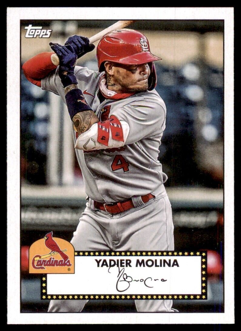 2021 Topps Yadier Molina St. Louis Cardinals #T52-30