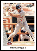 1990 Leaf Fred Manrique Minnesota Twins #518