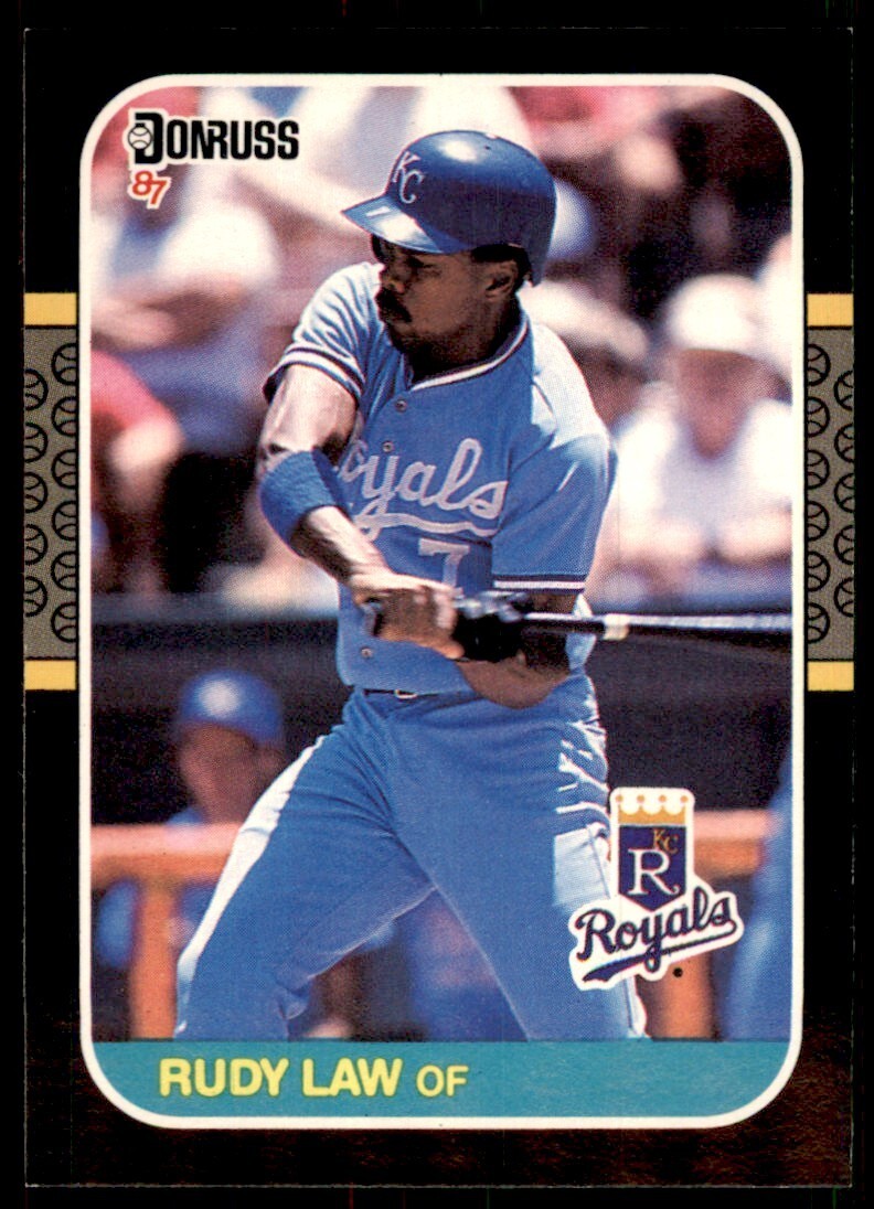 1987 Donruss Rudy Law Kansas City Royals #343