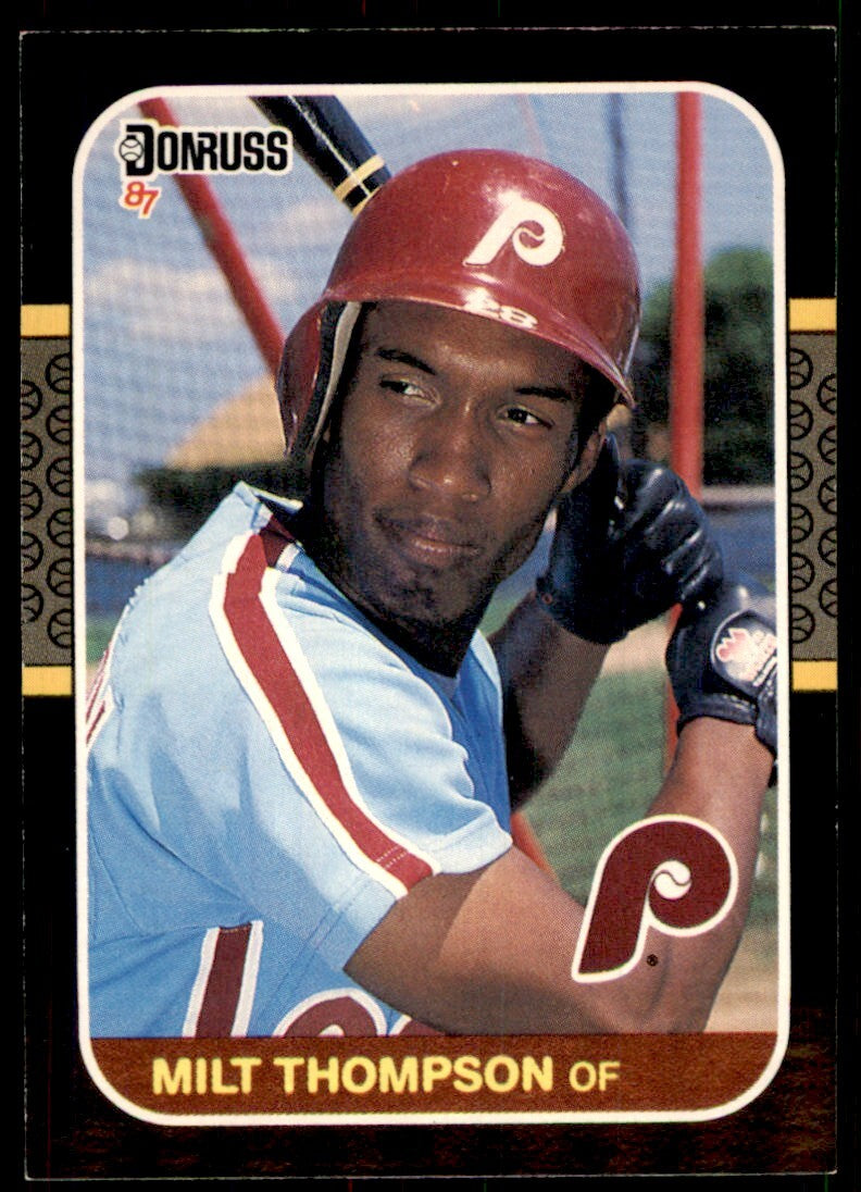1987 Donruss Milt Thompson Philadelphia Phillies #330