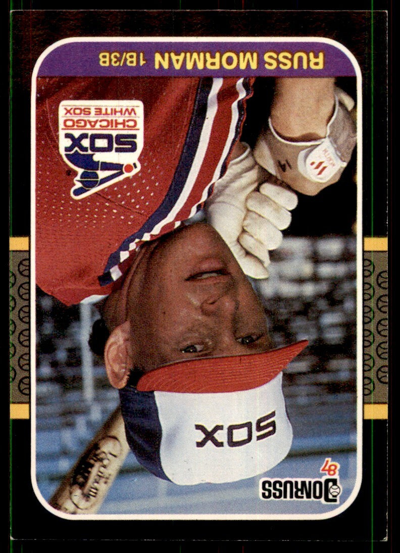 1987 Donruss Russ Morman Rookie Chicago White Sox #306