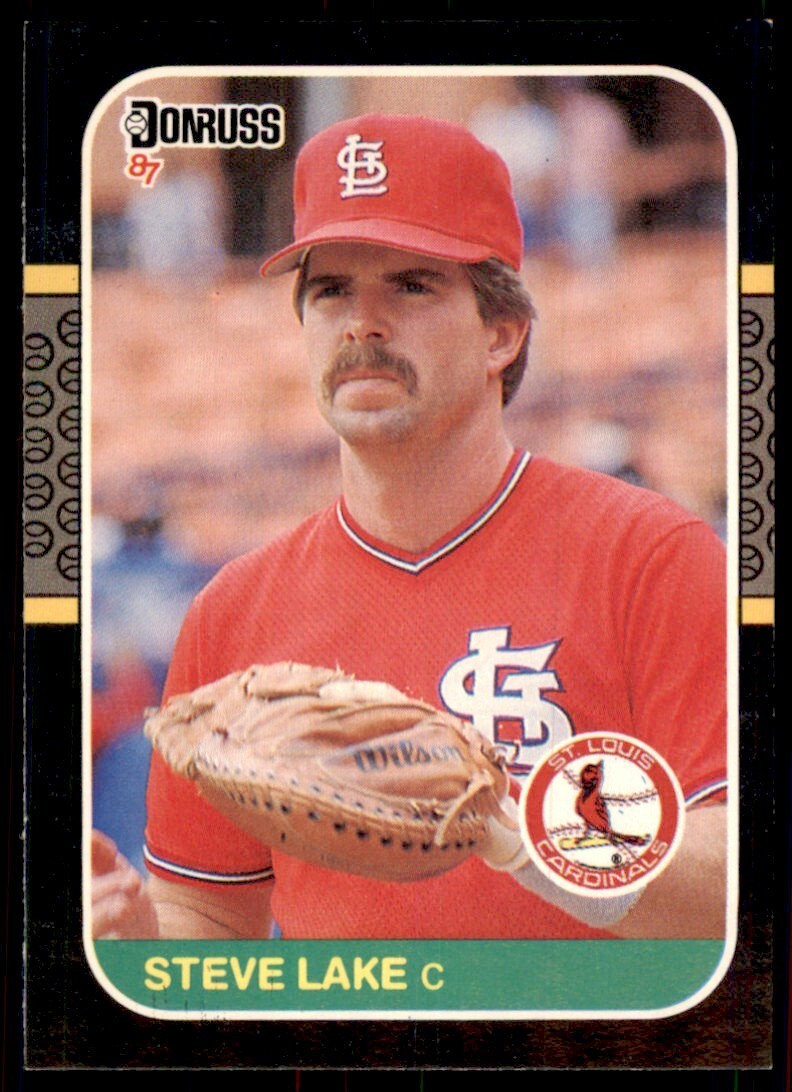 1987 Donruss Steve Lake St. Louis Cardinals #604