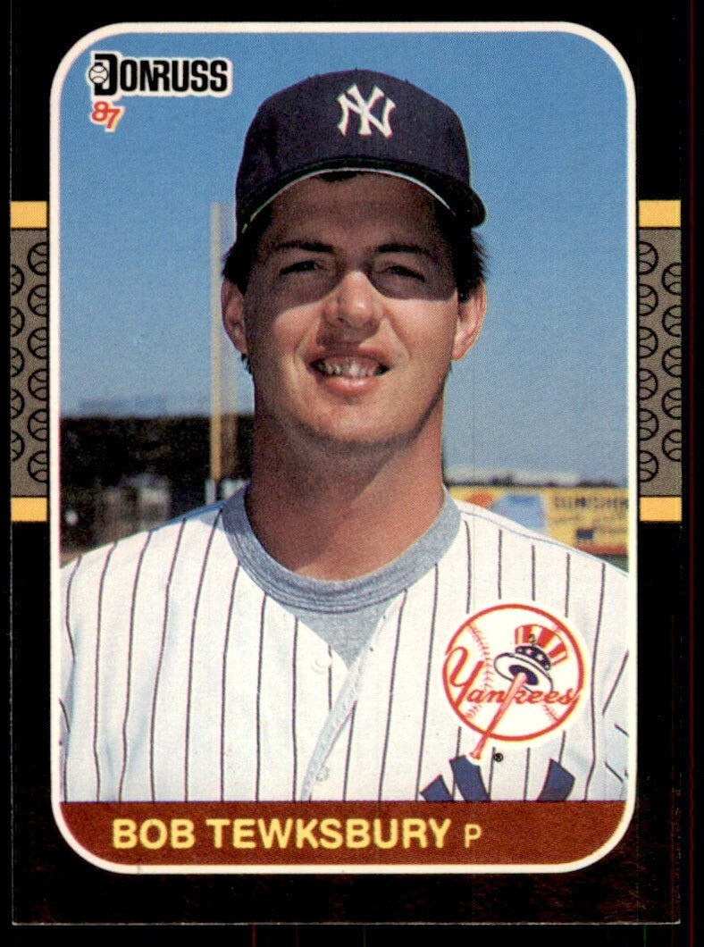 1987 Donruss Bob Tewksbury Rookie New York Yankees #422