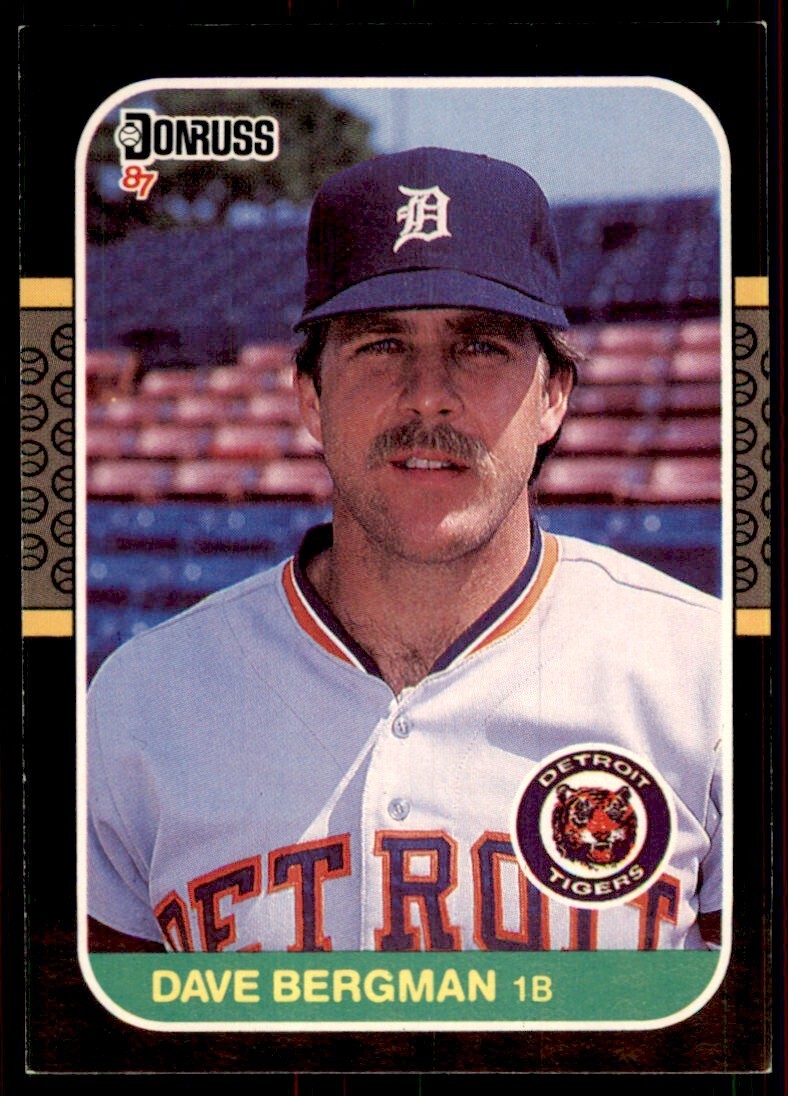 1987 Donruss Dave Bergman Detroit Tigers #420
